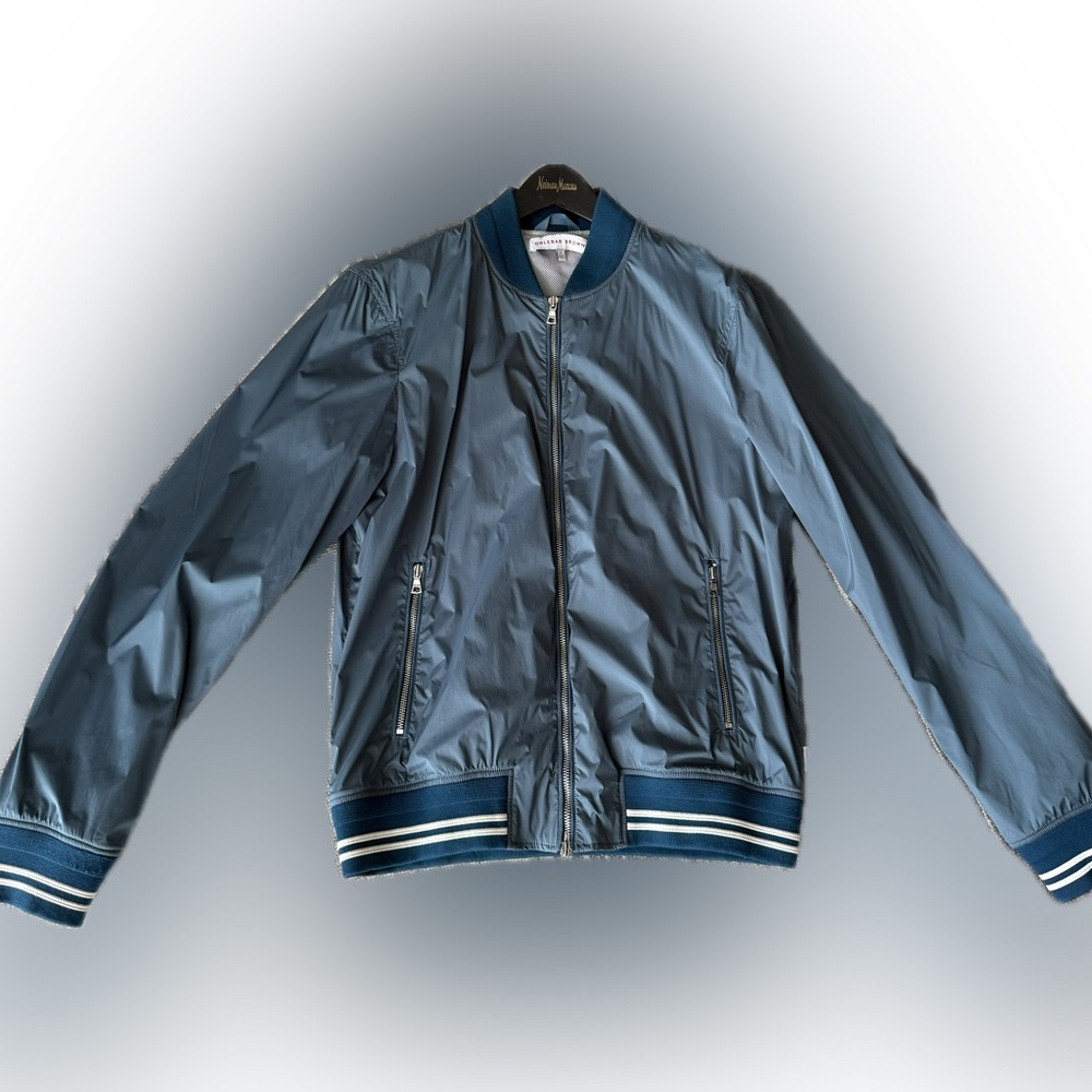Orlebar Brown Teal Bomber Jacket